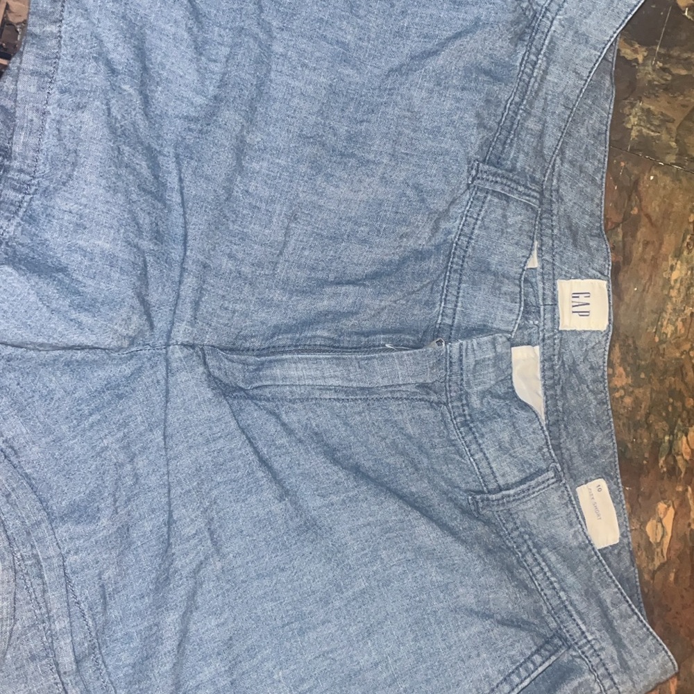 GAP Sky Blue Casual Denim Shorts